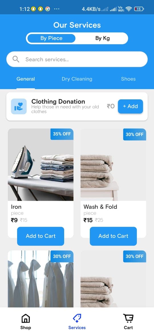 Andes Laundry Delivery Tracking